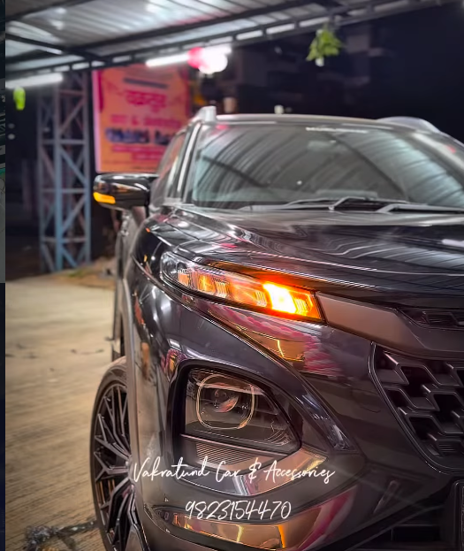 Signature lighting, read the way you actually see it — after dark.